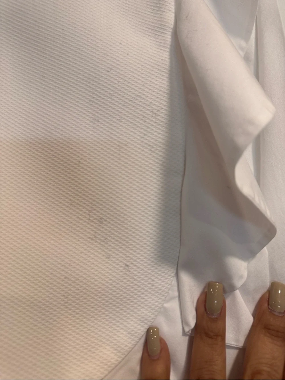 Valentino White Classic Button-Front Blouse - Picture 8 of 13